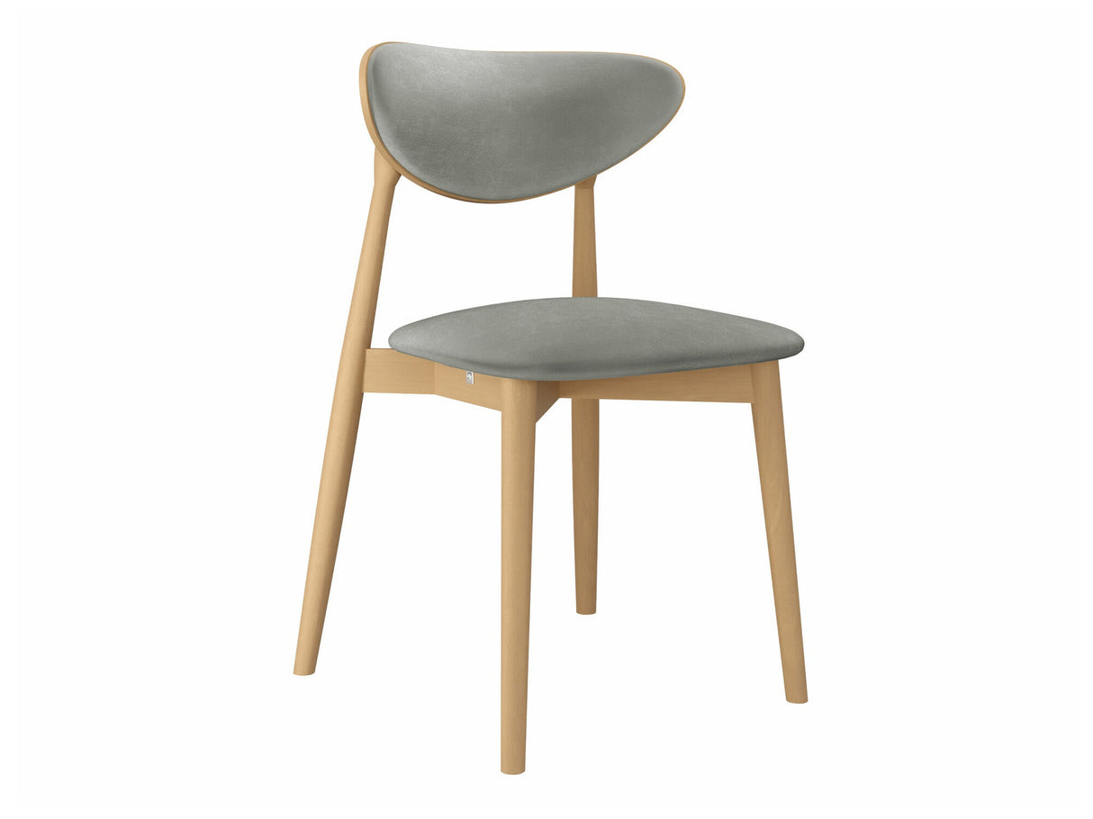 Szék Krzesło tapicerowane KT65/C, Kárpit: Magic Velvet 2217, Fa színe: Bükkfa