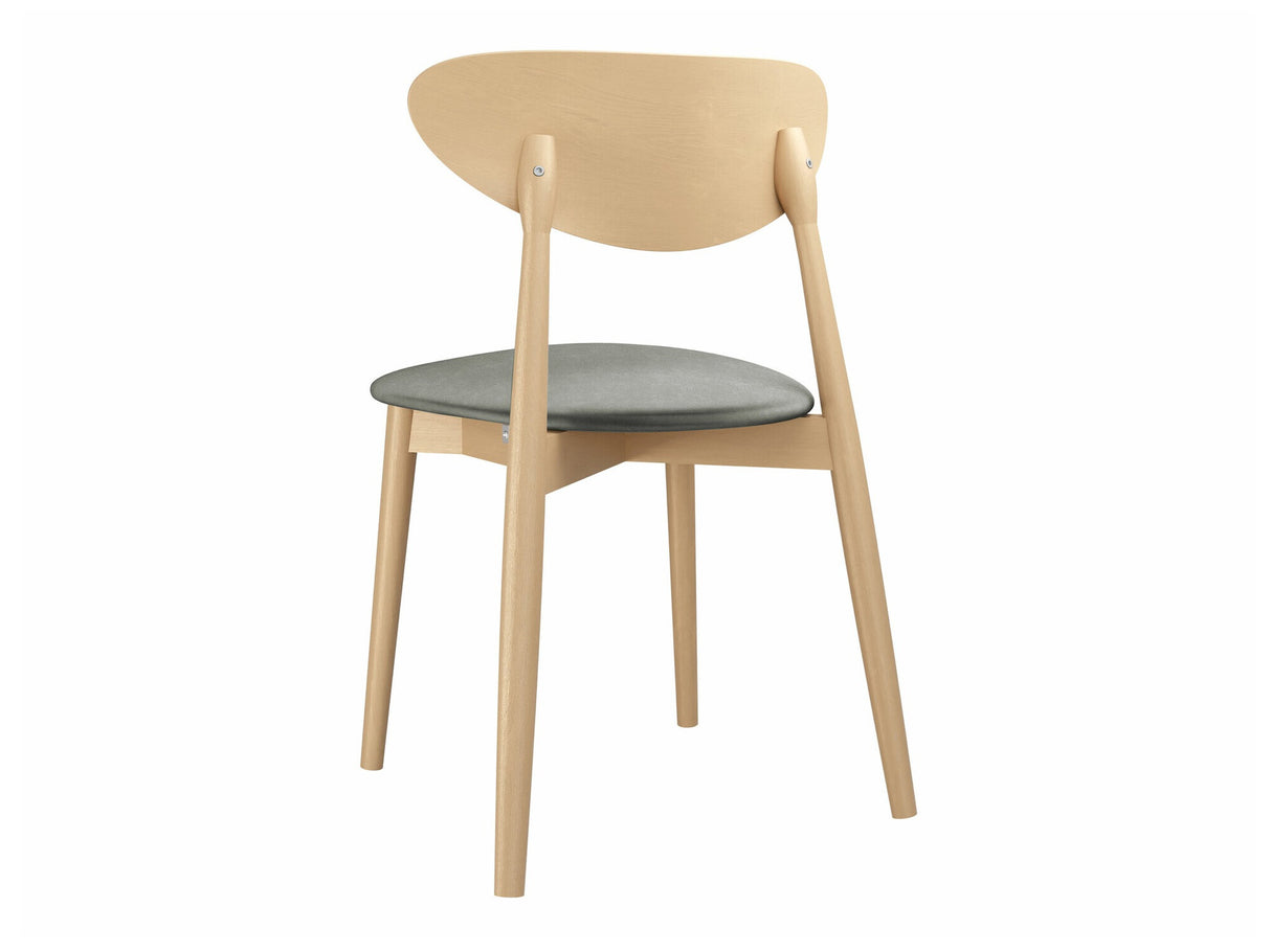 Szék Krzesło tapicerowane KT65/C, Kárpit: Magic Velvet 2217, Fa színe: Bükkfa
