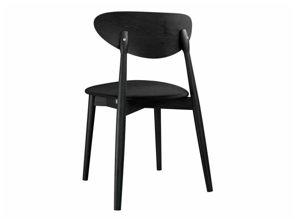 Szék Krzesło tapicerowane KT65/C, Kárpit: Magic Velvet 2219, Fa színe: Fekete