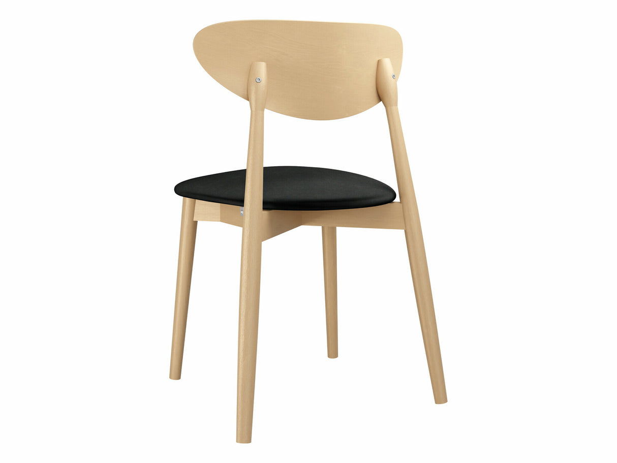 Szék Krzesło tapicerowane KT65/C, Kárpit: Magic Velvet 2219, Fa színe: Bükkfa