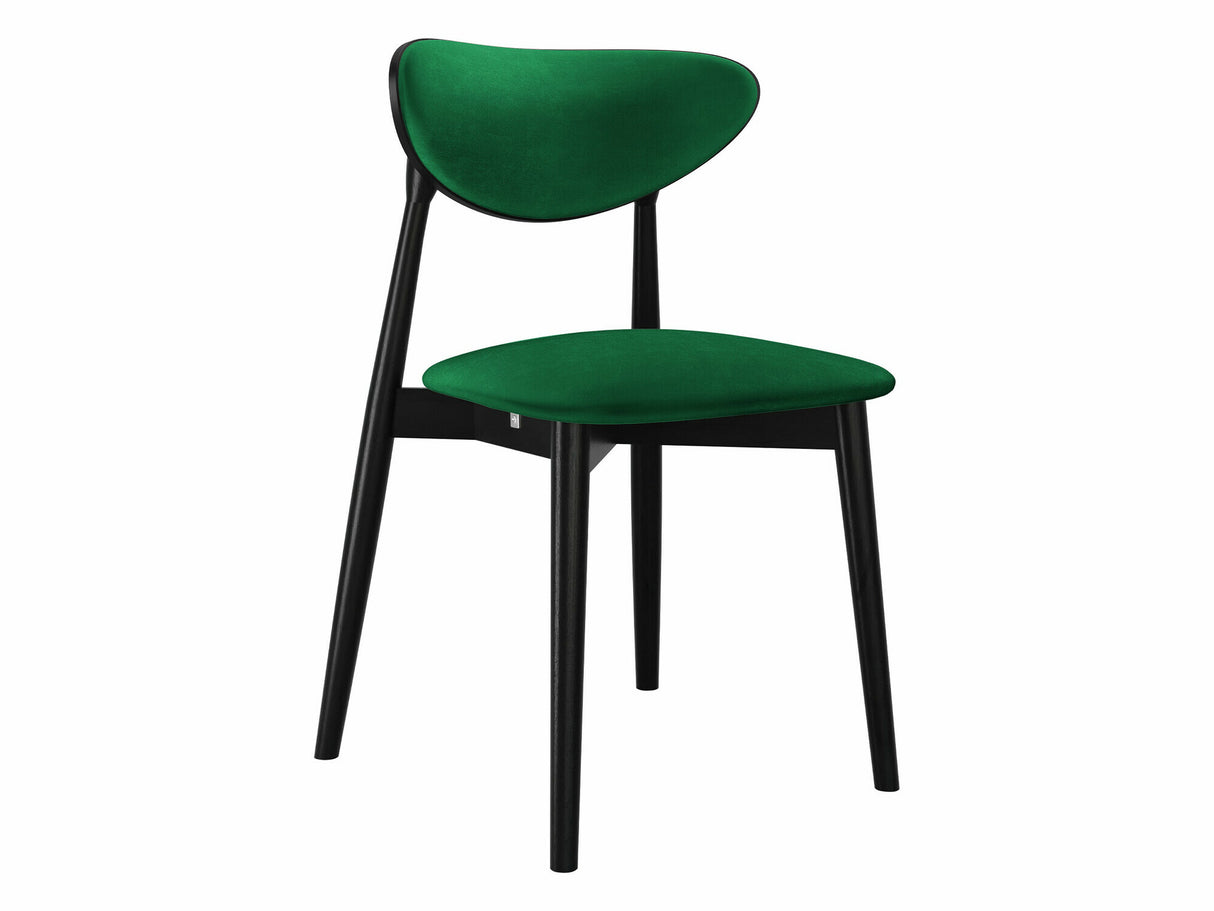 Szék Krzesło tapicerowane KT65/C, Kárpit: Magic Velvet 2225, Fa színe: Fekete