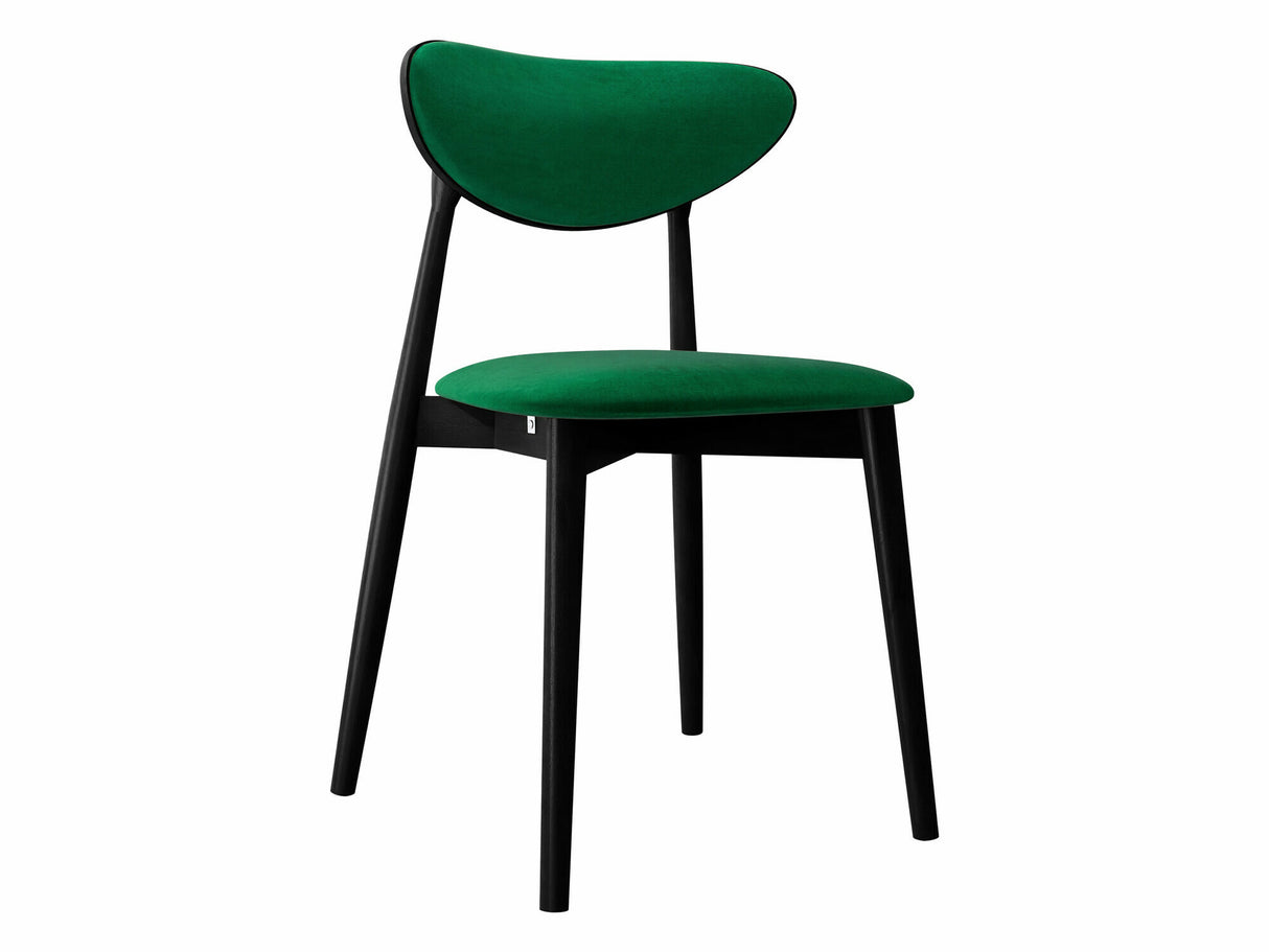 Szék Krzesło tapicerowane KT65/C, Kárpit: Magic Velvet 2225, Fa színe: Fekete