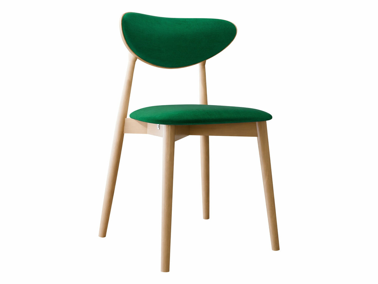 Szék Krzesło tapicerowane KT65/C, Kárpit: Magic Velvet 2225, Fa színe: Bükkfa