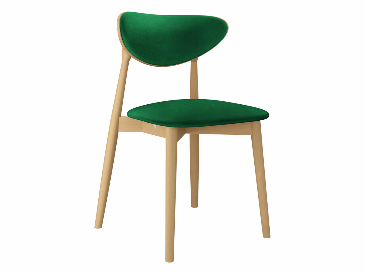 Szék Krzesło tapicerowane KT65/C, Kárpit: Magic Velvet 2225, Fa színe: Bükkfa