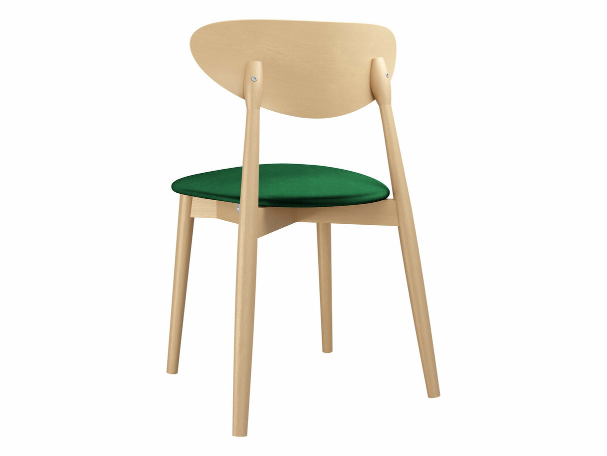 Szék Krzesło tapicerowane KT65/C, Kárpit: Magic Velvet 2225, Fa színe: Bükkfa