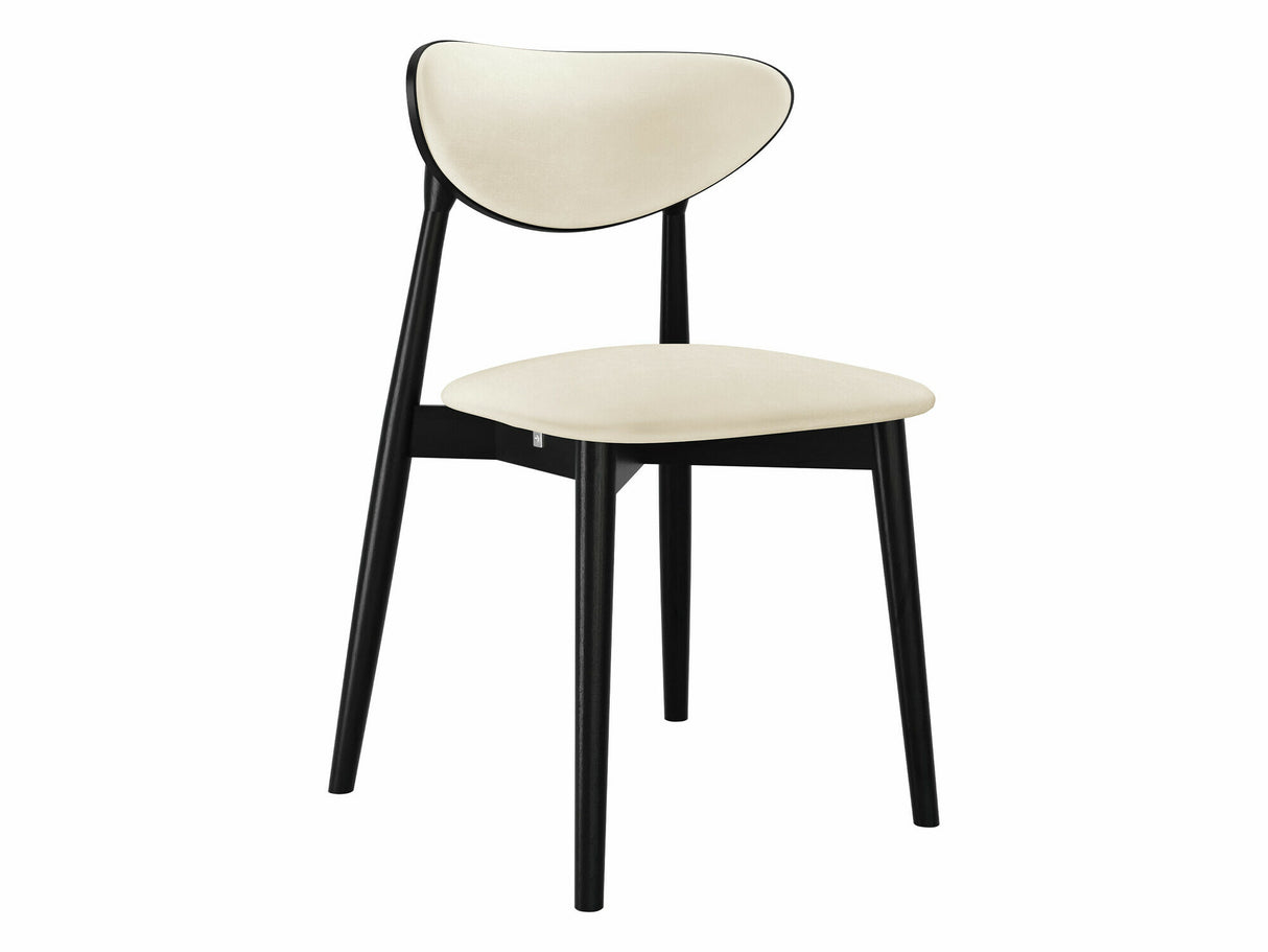 Szék Krzesło tapicerowane KT65/C, Kárpit: Magic Velvet 2250, Fa színe: Fekete