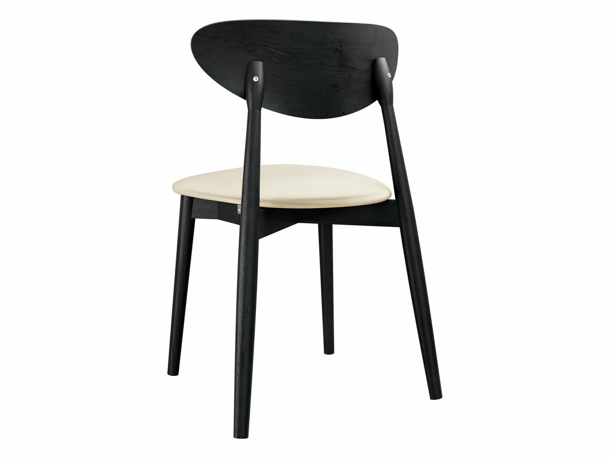 Szék Krzesło tapicerowane KT65/C, Kárpit: Magic Velvet 2250, Fa színe: Fekete