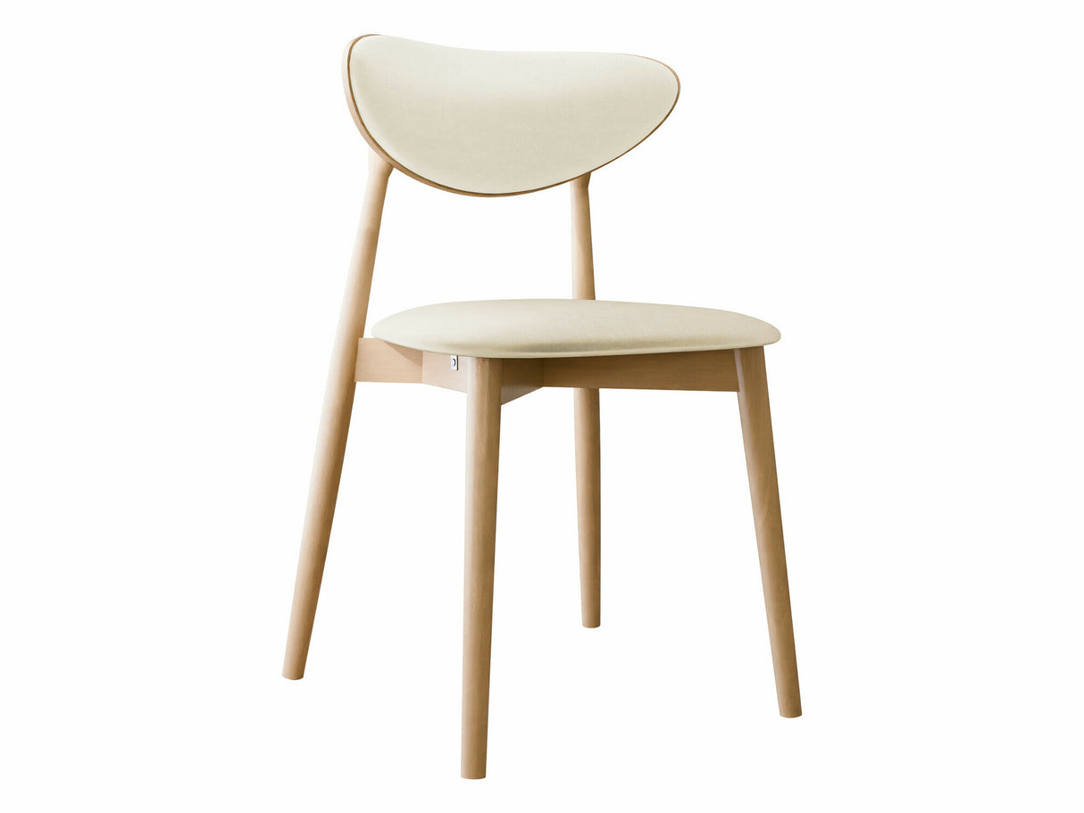 Szék Krzesło tapicerowane KT65/C, Kárpit: Magic Velvet 2250, Fa színe: Bükkfa