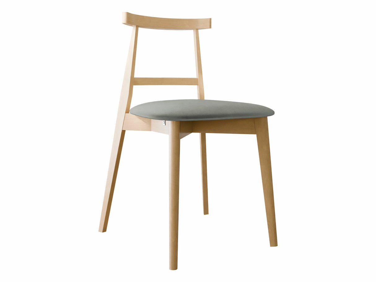 Szék Krzesło tapicerowane KT71, Kárpit: Magic Velvet 2217, Fa színe: Bükkfa