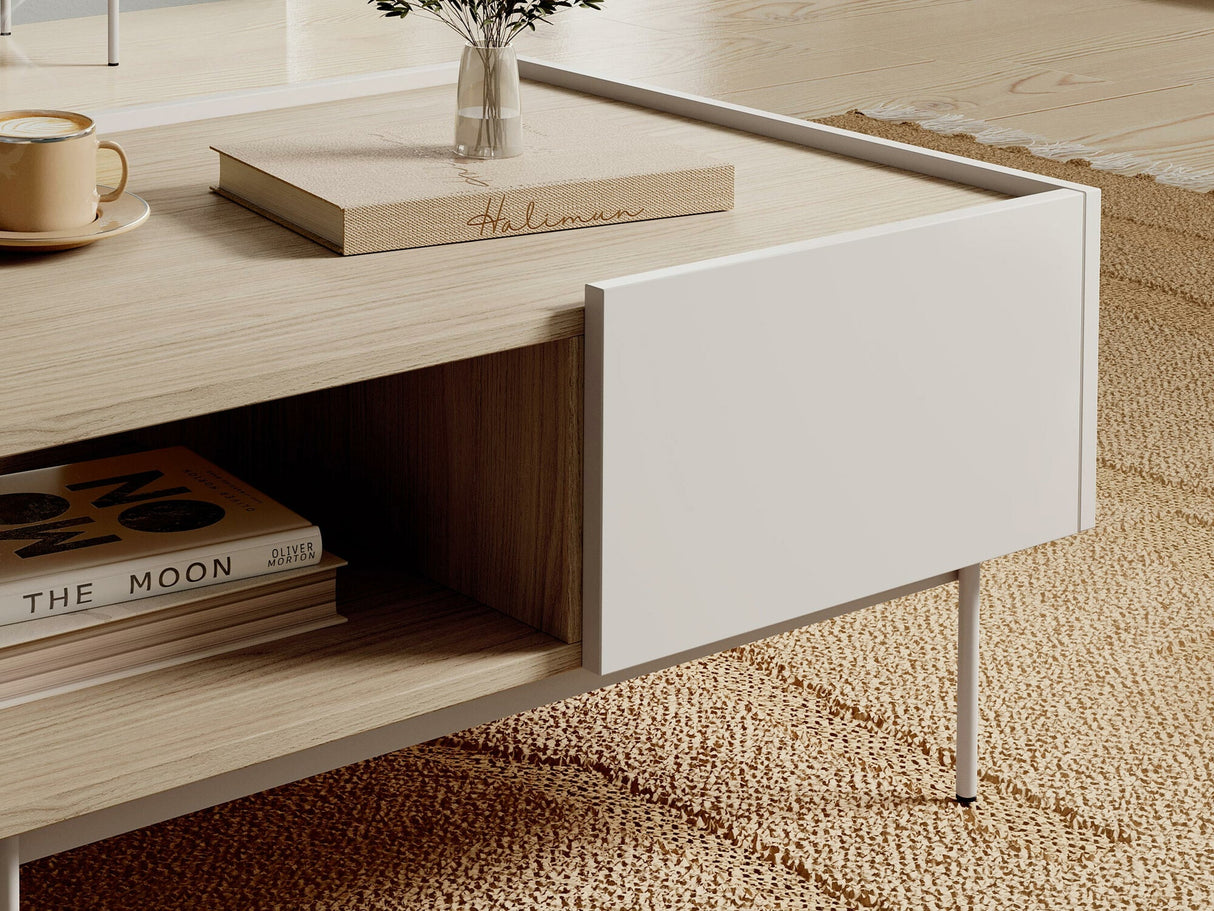 Dohányzóasztal Ława COLOR L97 Kasmír/Dąb linea