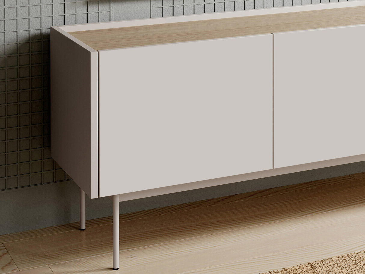 TV-állvány Szafka RTV COLOR 144 Kasmír/Dąb linea