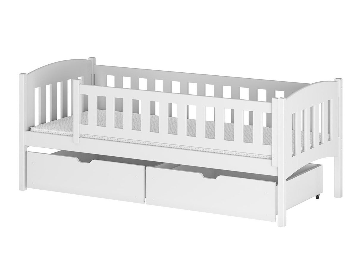 Ágy Łóżko GUCIO 90x200 st.flex, Szín: Fehér