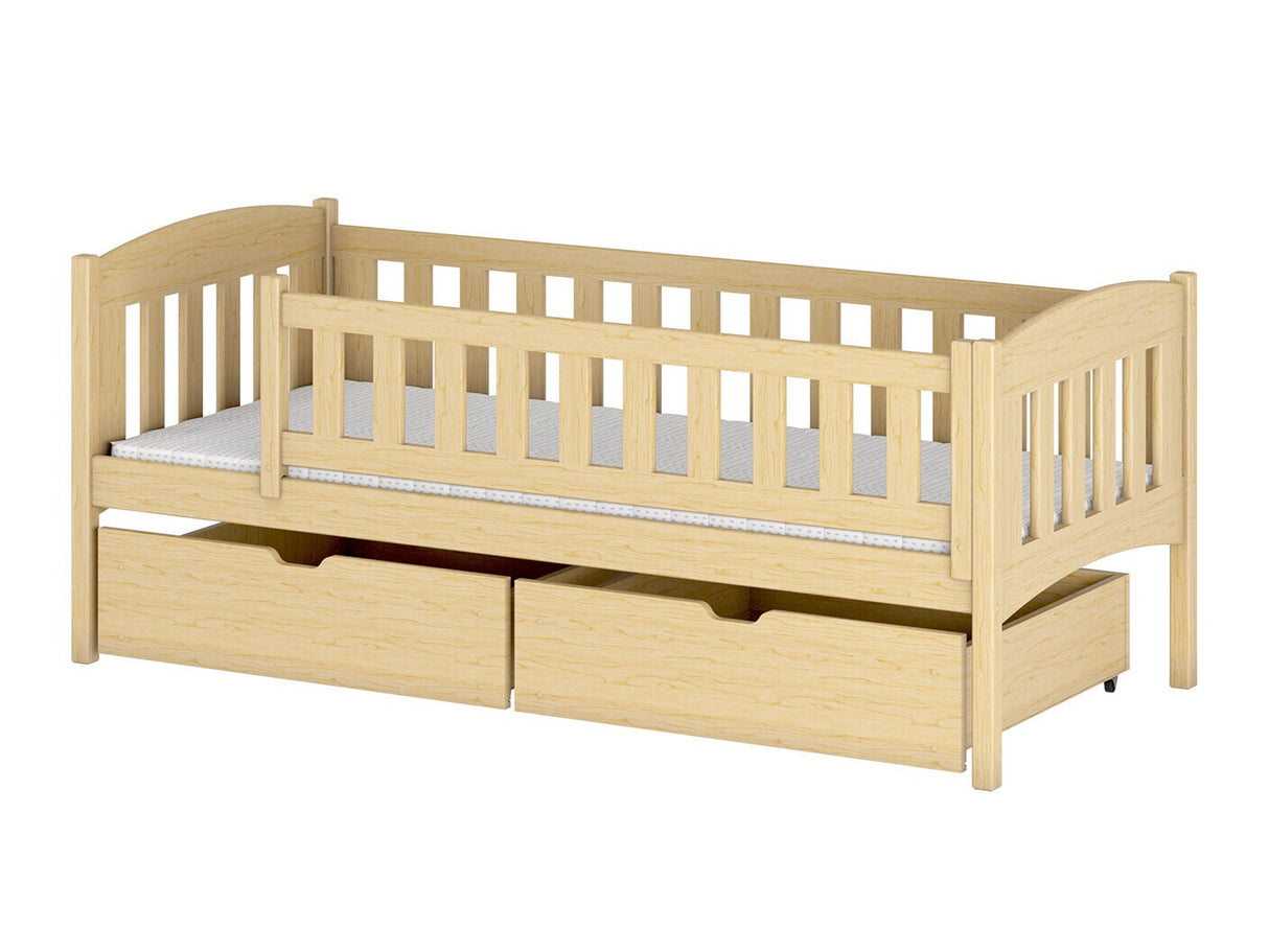 Ágy Łóżko GUCIO 90x200 st.flex, Szín: Fenyő