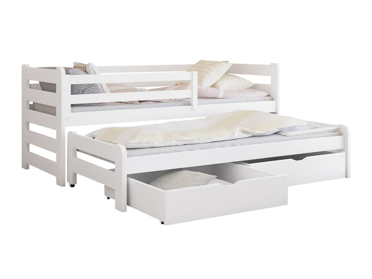 Ágy Łóżko SENSO, Szín: Fehér, Alvó felület mérete: 80 x 200 cm