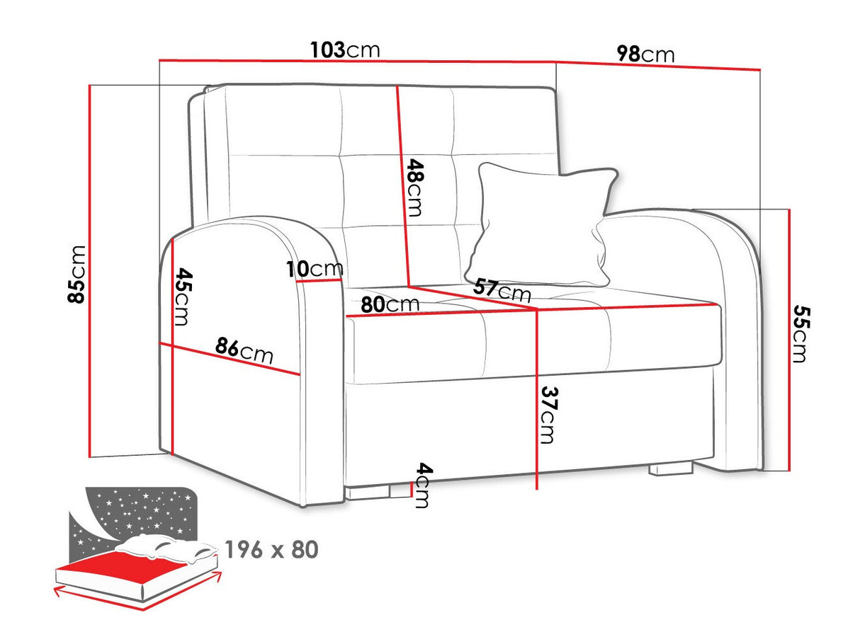 Fotel Viva Arany I (Clivia Arany I), Szín: Aragon 03