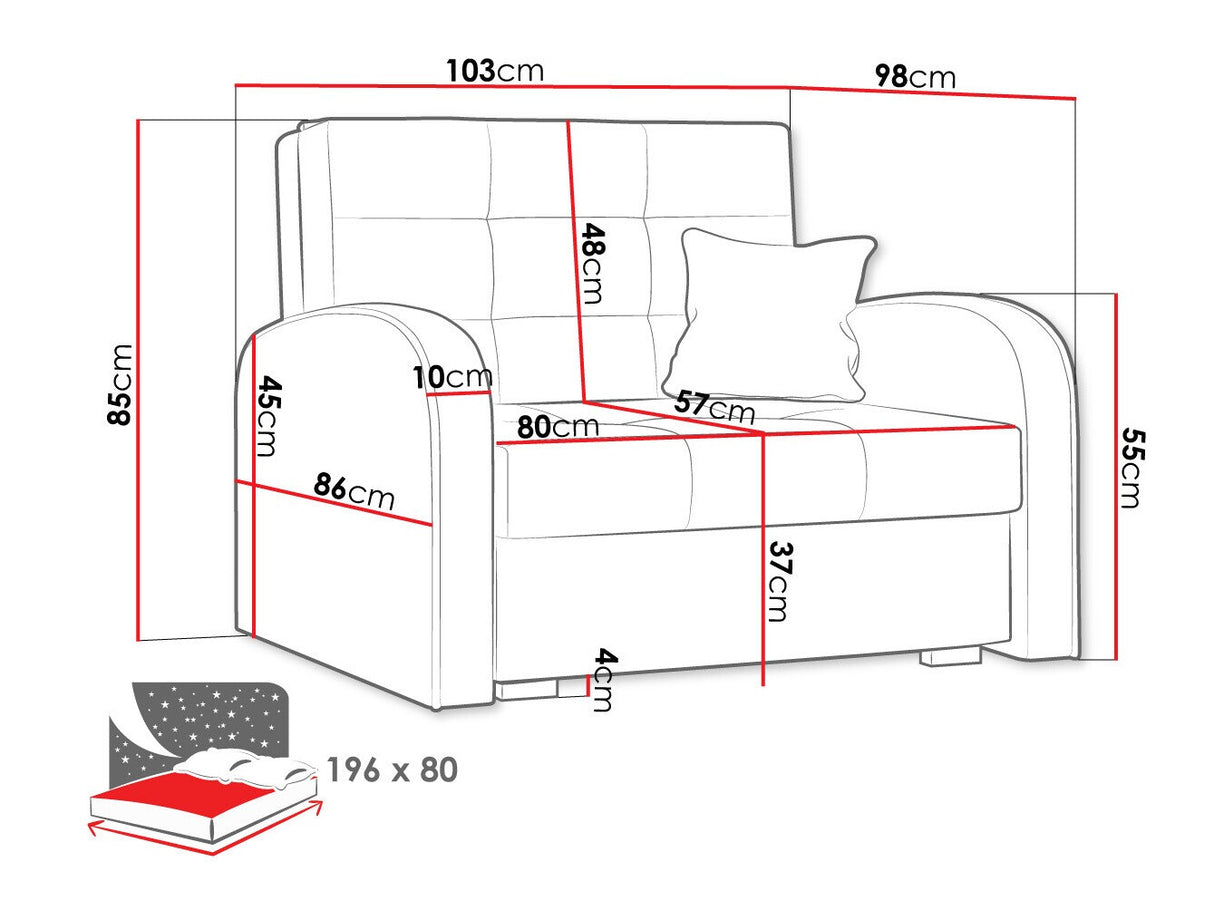 Fotel Viva Arany I (Clivia Arany I), Szín: Aragon 20