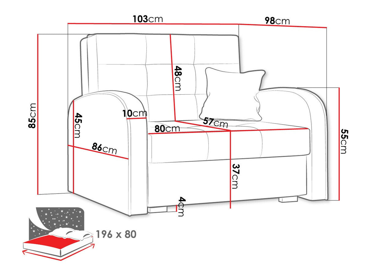 Fotel Viva Arany I (Clivia Arany I), Szín: Aragon 93