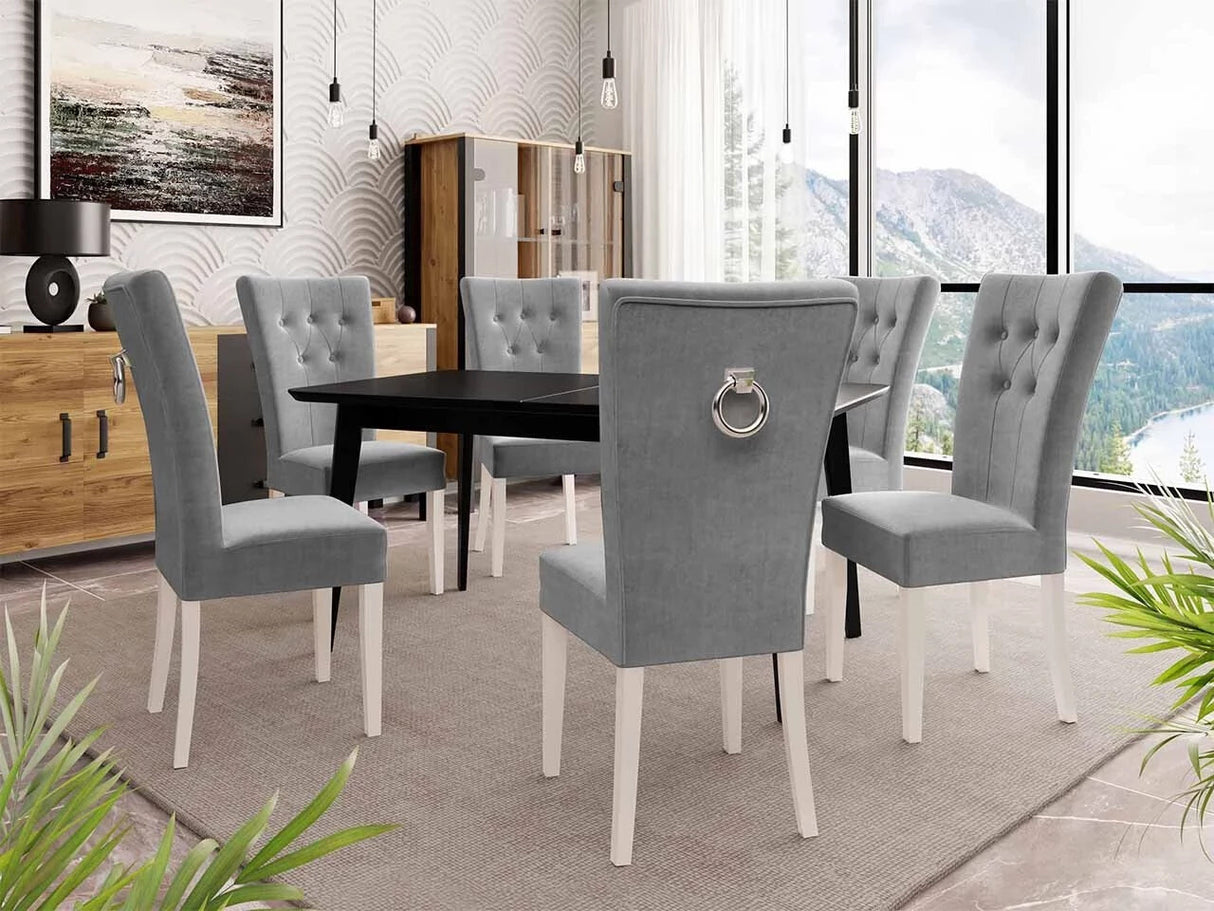 Szék S67 (ST67), Szín: Fehér + Magic Velvet 2217