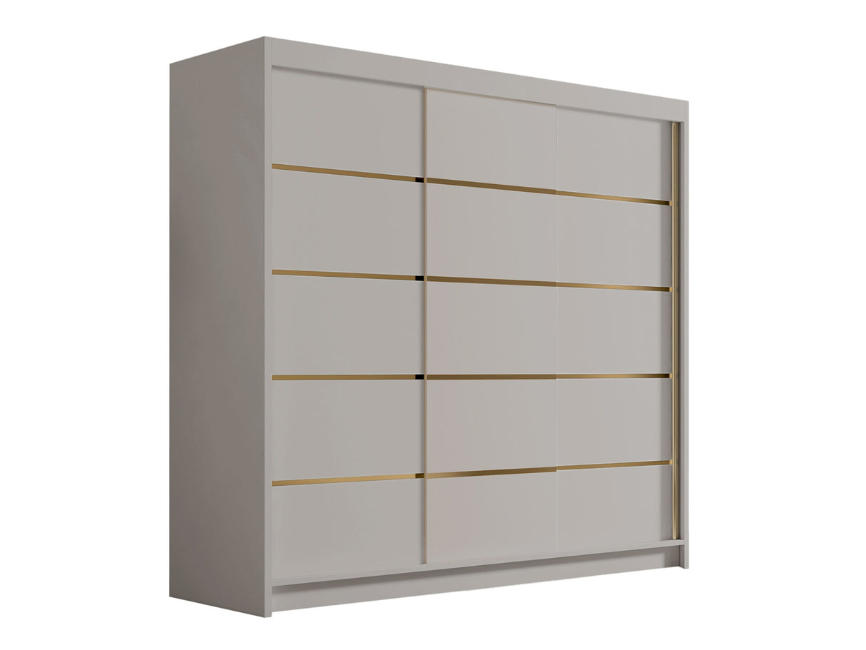 Gardróbszekrény Szafa EVO 200 VI, Szín: Kasmír, Tükör: Nem