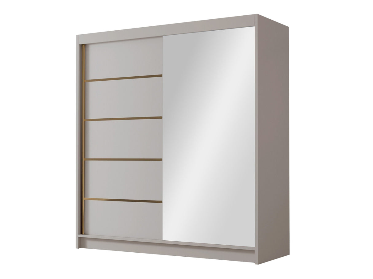 Gardróbszekrény Szafa BALI 180 III, Szín: Kasmír, Tükör: Igen