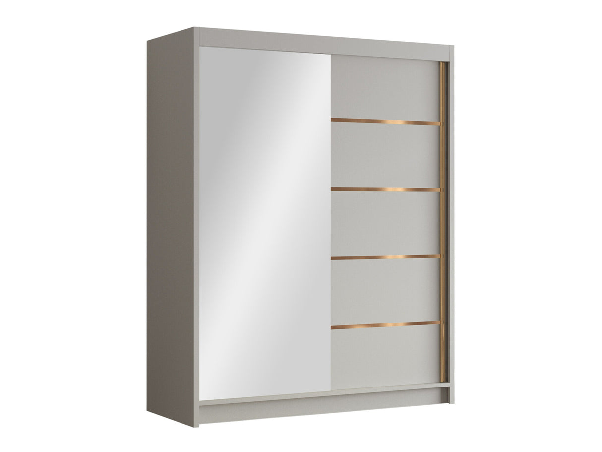 Gardróbszekrény Szafa FLAVIO 150 III, Szín: Kasmír, Tükör: Igen