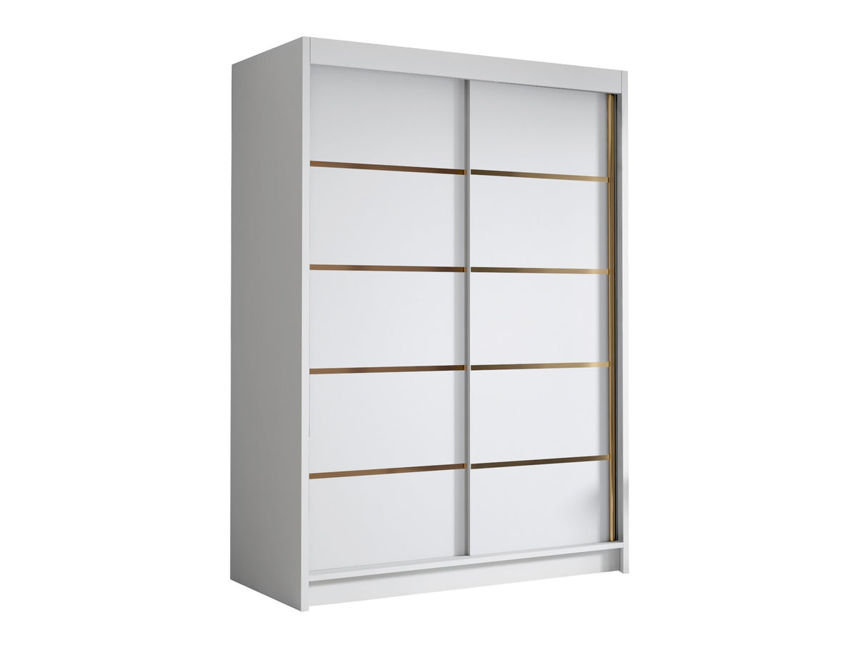 Gardróbszekrény Szafa LUNGO 120 III, Szín: Fehér, Tükör: Nem