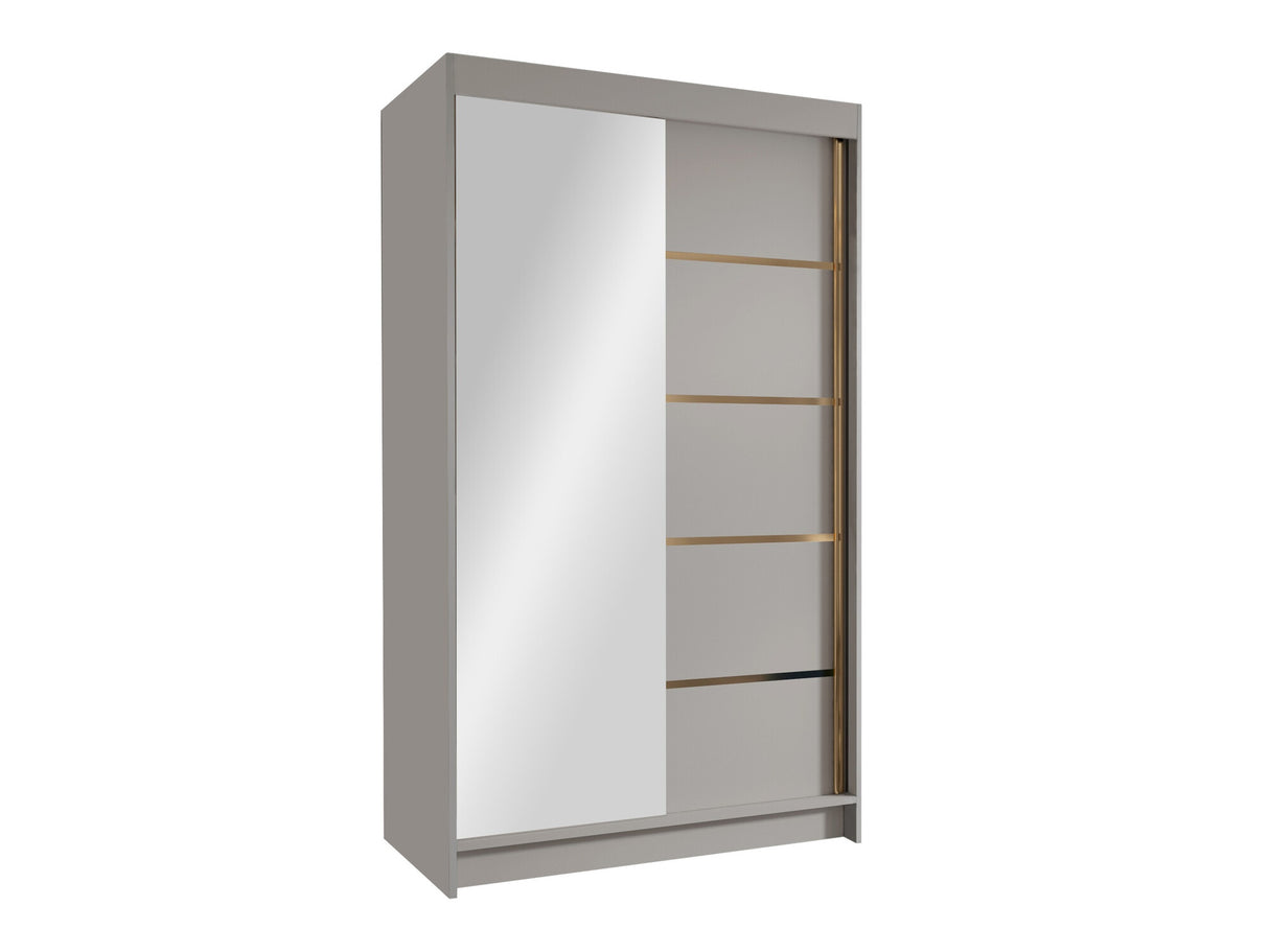 Gardróbszekrény Szafa VIGO 100 III, Szín: Kasmír, Tükör: Igen