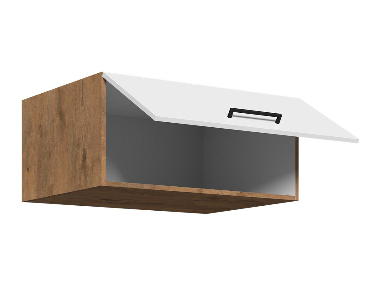 Moduláris fali szekrény Faline 80 NAGU-36 1F (Vigo), Szín: Lándzsa tölgy + Matera szürke