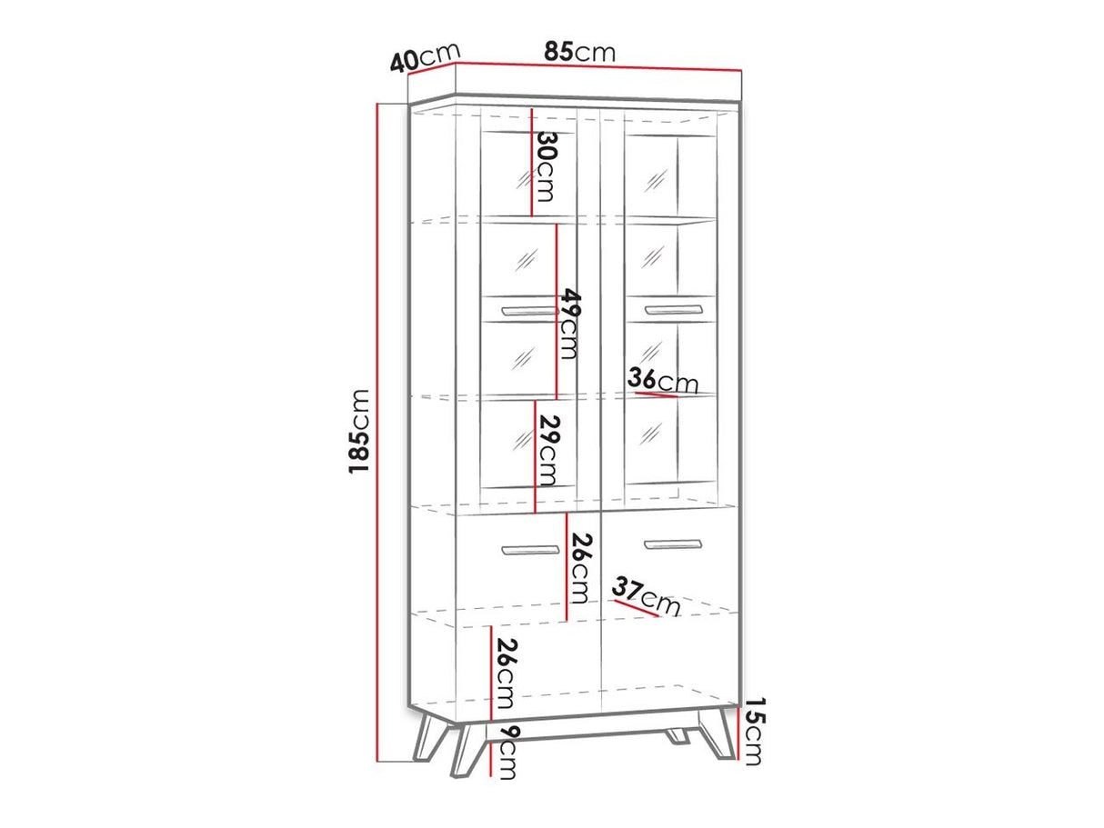 Könyvespolc Sven SV3, Led világítás: Igen