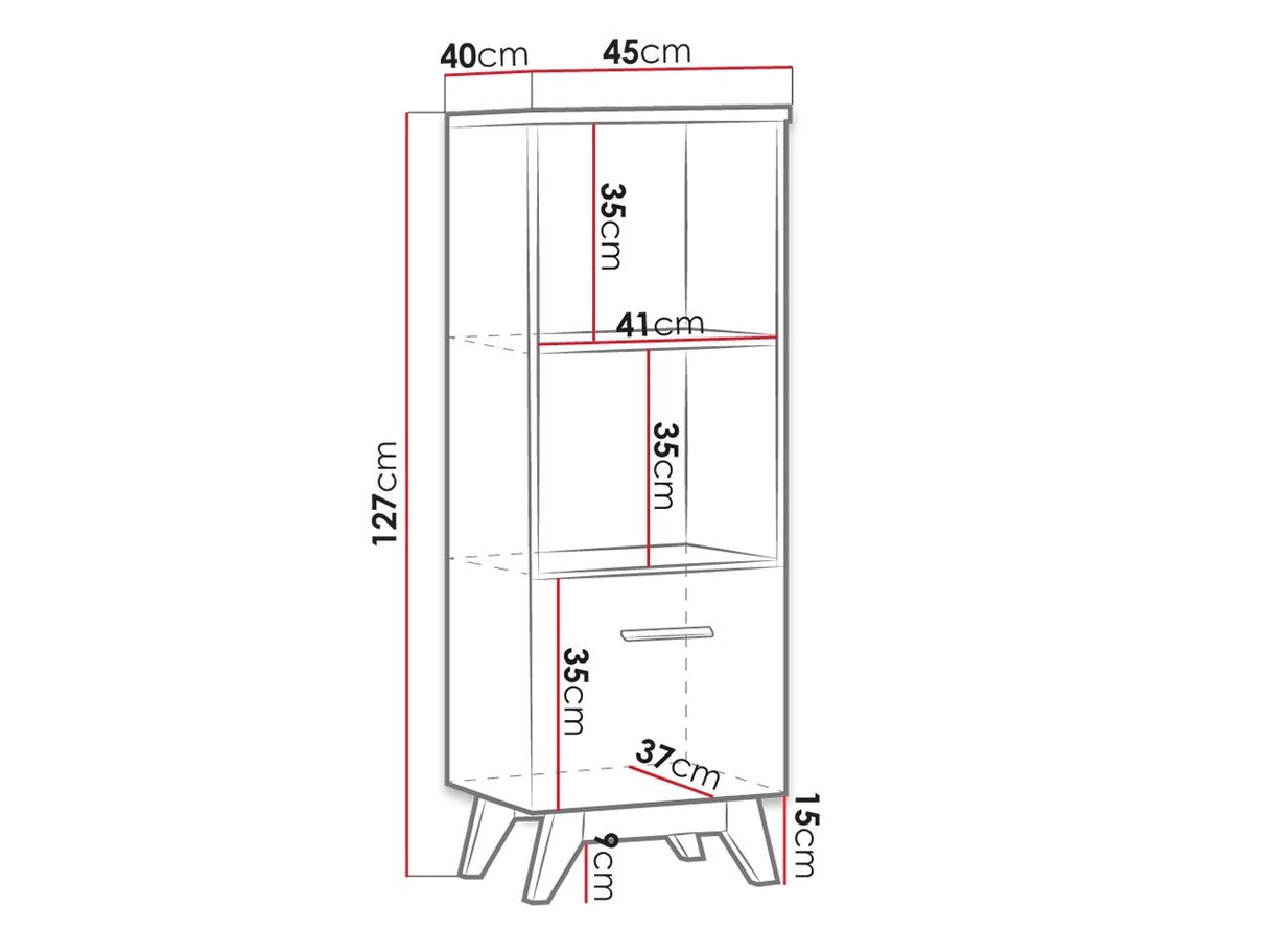 Könyvespolc Sven SV7