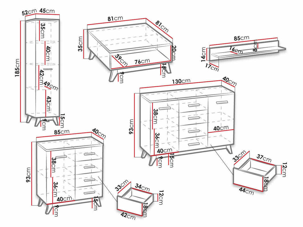 Nappali szett Sven III