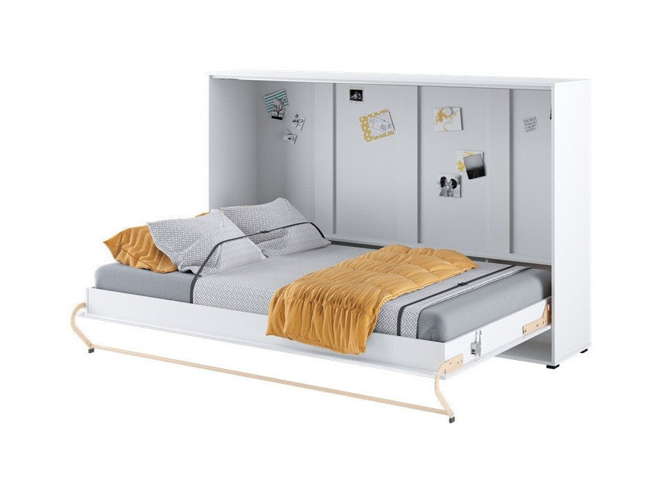 Szekrényágy CONCEPT PRO CP-05 I, Szín: Fehér + Fényes fehér, Alvó felület mérete: 120 x 200 cm