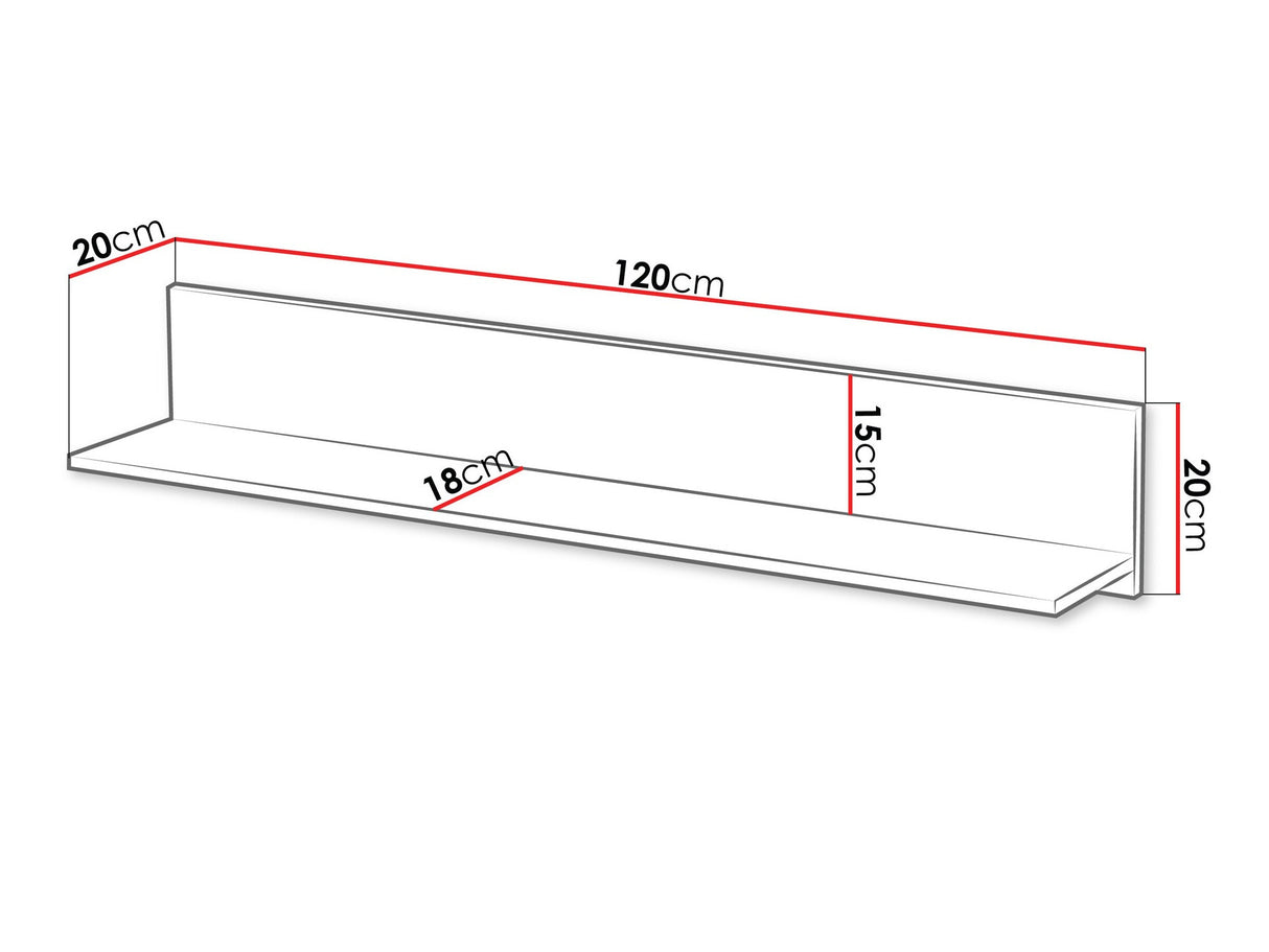 Polc Półka ARUBA Kasmír