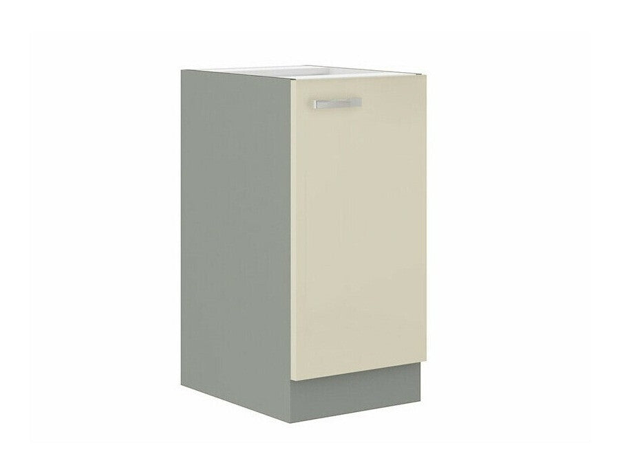 Moduláris szekrény ajtókkal Multiline 40 D 1F BB (Szürke + Fényes krém)