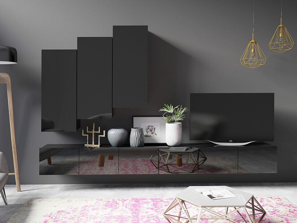 Nappali szett Calabrini (Bralani XX), Szín: Fekete