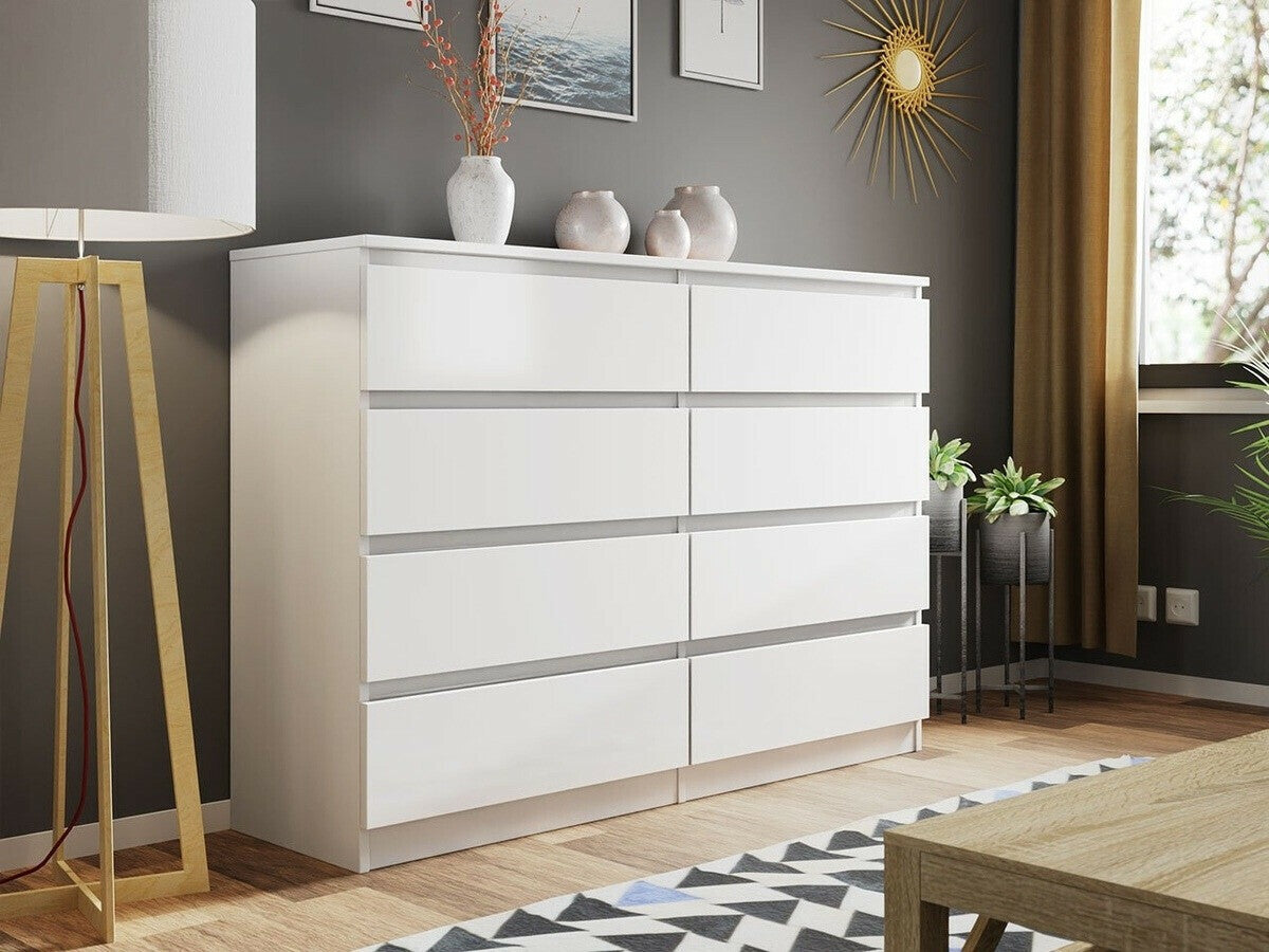 Komód MALWA M8 (Osko OK8), Szín: Fehér