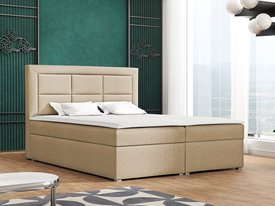 Kontinentális ágy CLASIC BOX (Pesto Box), Szín: Victoria 14 853, Alvó felület mérete: 180 x 200 cm