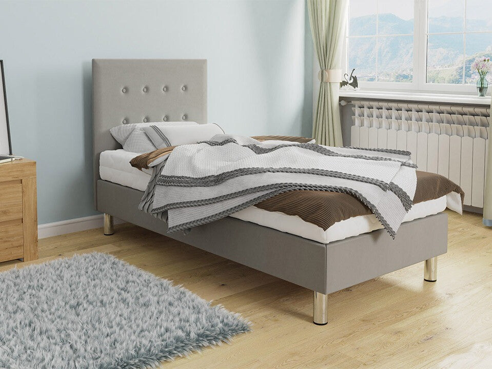 Kontinentális ágy Lux (Estelle), Szín: Solo 264, Alvó felület mérete: 90 x 200 cm