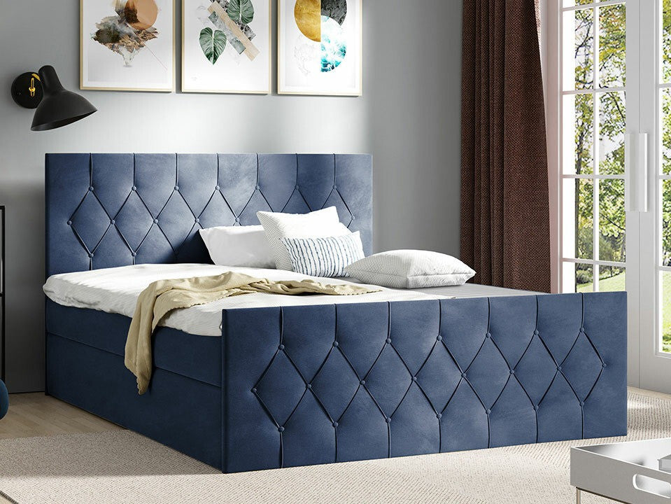 Kontinentális ágy SKY LUX (Colzone), Szín: Mikrofaza 12, Alvó felület mérete: 120 x 200 cm