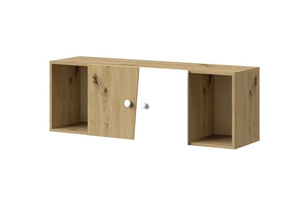 Fali szekrény Nero 13 (Wurak), Szín: Artisan tölgy + Fehér