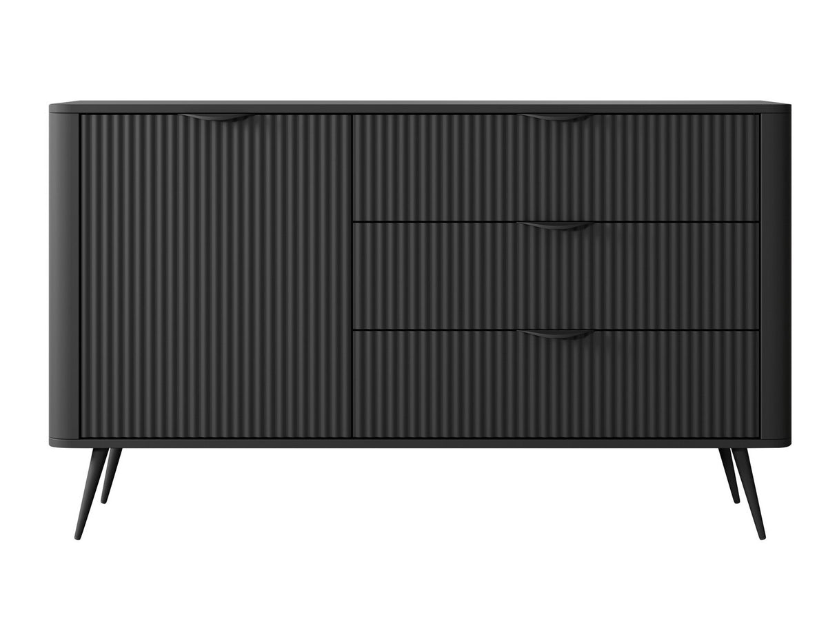 Komód Komoda 1D3S LANTE, Szín: Grafit