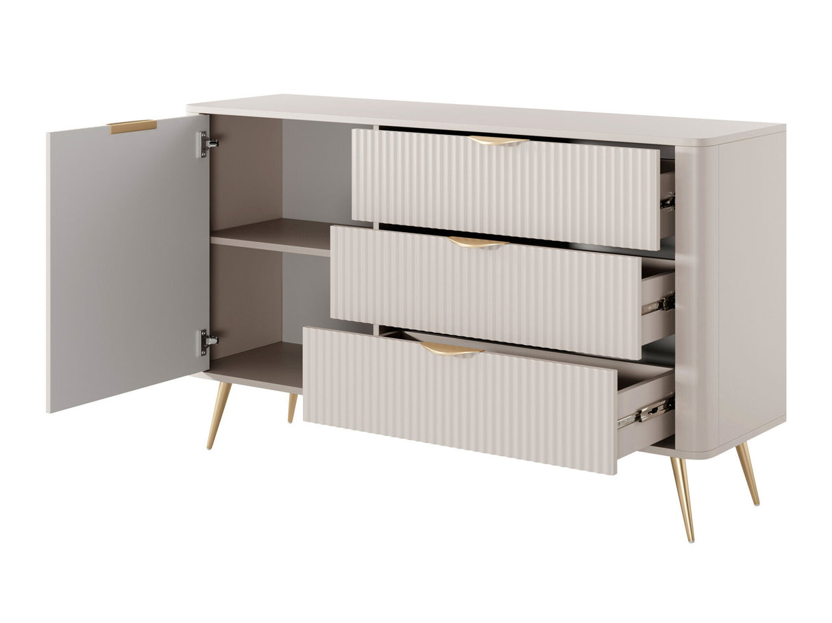 Komód Komoda 1D3S LANTE, Szín: Beige