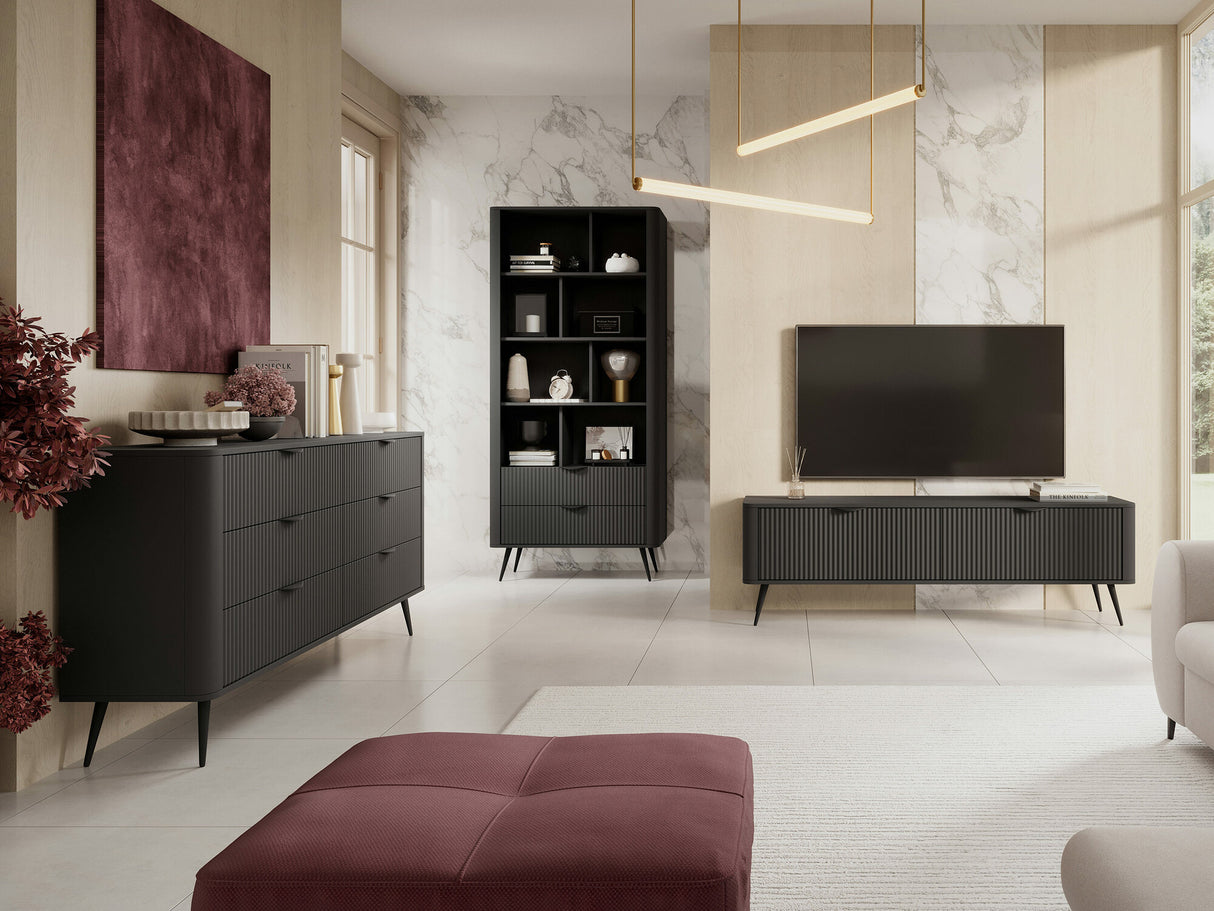 Komód Komoda 6S LANTE, Szín: Grafit