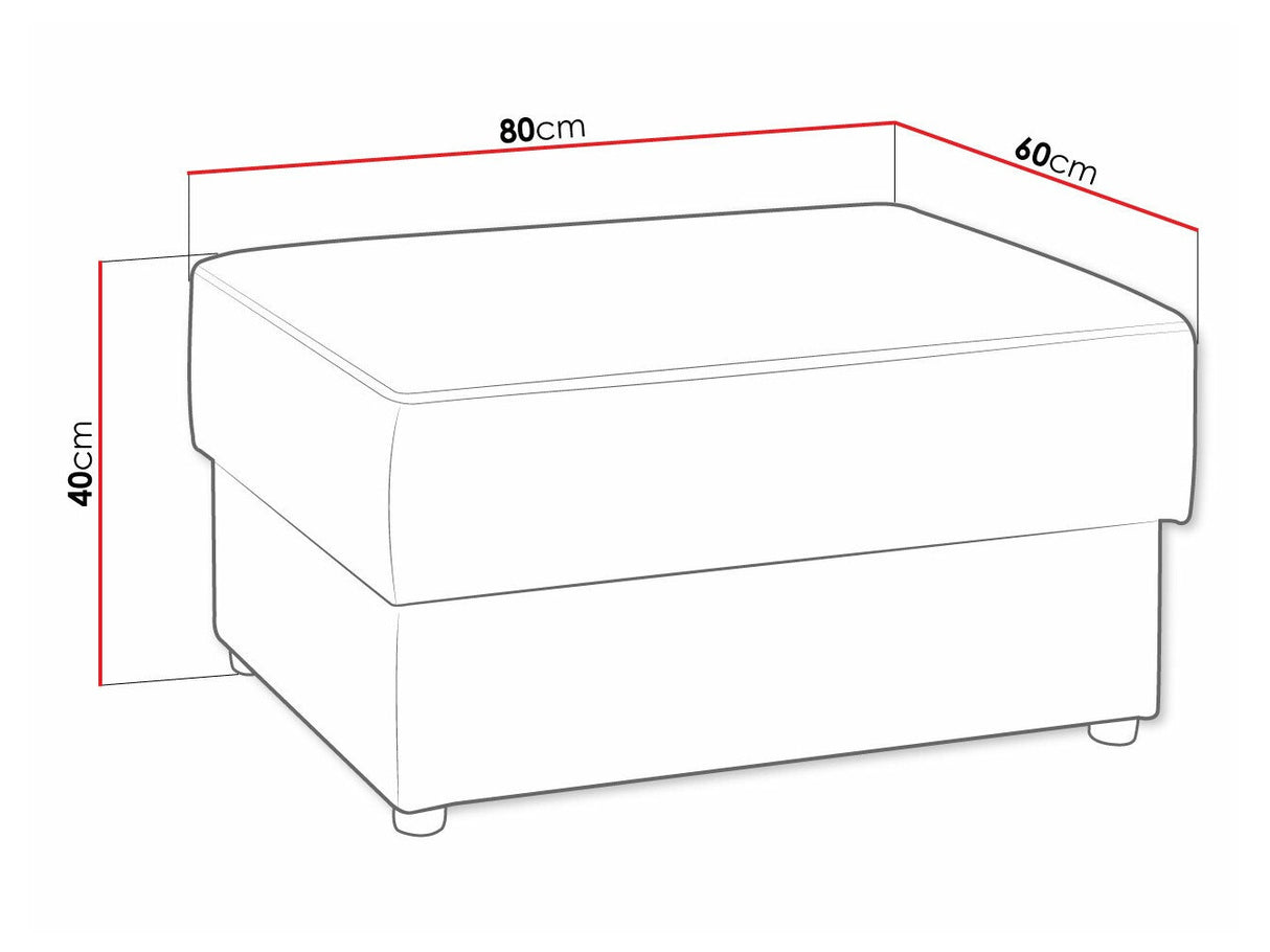 Puff Pufa BONO, Szín: Muna 14 + Muna 08