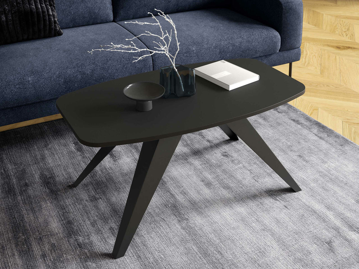 Dohányzóasztal Stolik kawowy LUNA, Szín: Fekete