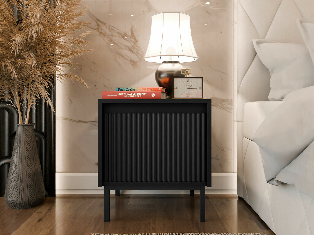 Éjjeliszekrény Szafka nemcna 1SZ OZMI, Szín: Fekete