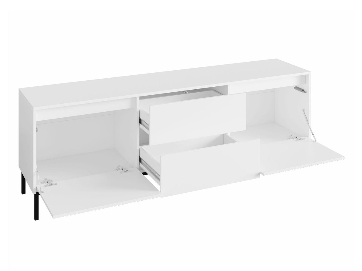 Nappali szett Meble OZMI II, Szín: Fehér, Komód: Nem