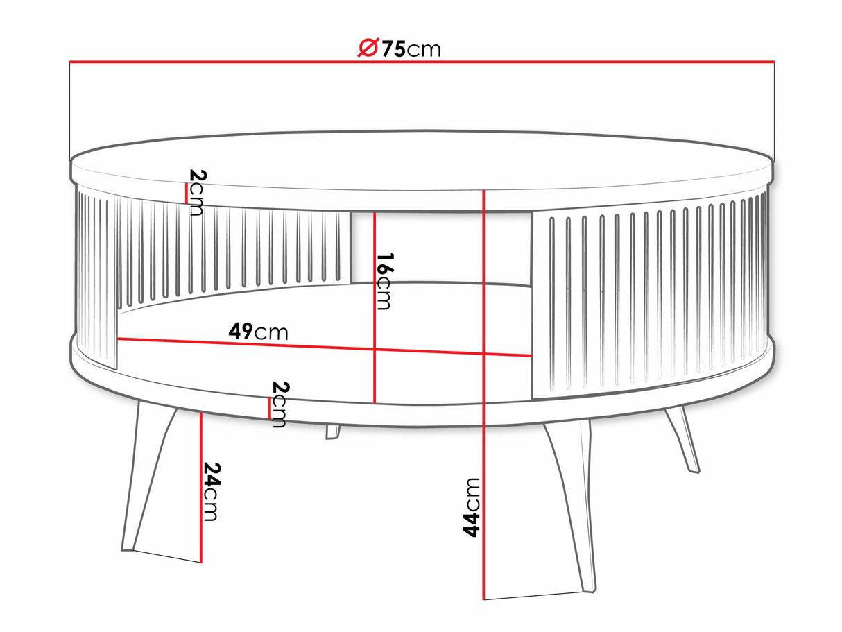 Dohányzóasztal Stolik kawowy ROENNI GOLD, Szín: Aranysárga + Fekete márvány