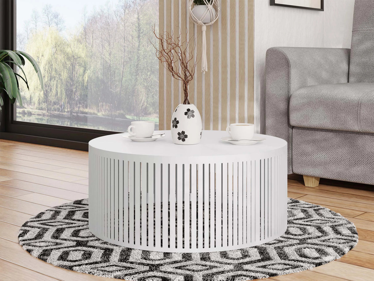 Dohányzóasztal Stolik kawowy VELEDE MINI, Szín: Fehér