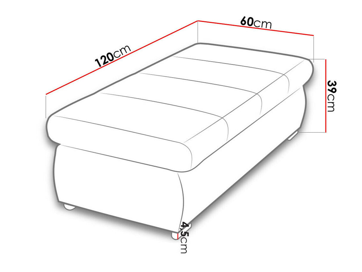 Puha pad BANGKOK / Caro D, Szín: Uttario Velvet 2979